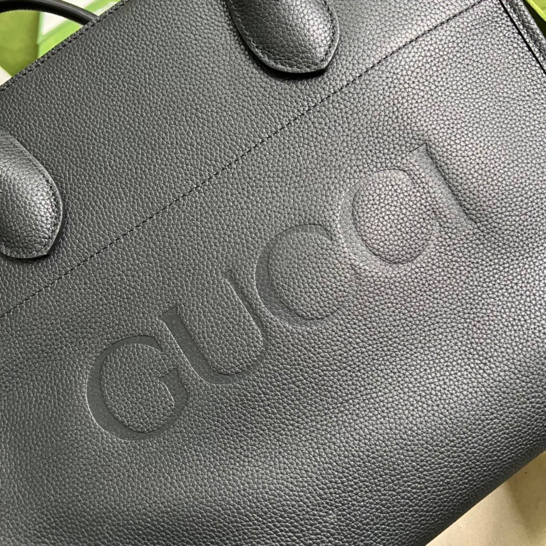 Gvc*1 Small Leather Tote With Gvc*1 Logo 674822 Replica Bag
