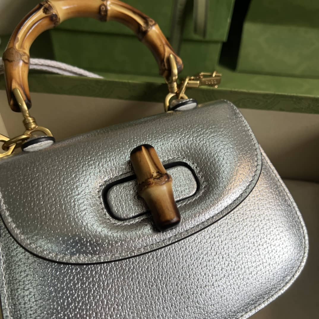 Gvc*1 Bamboo 1947 Mini Top Handle Shoulder Bag 686864 Replica