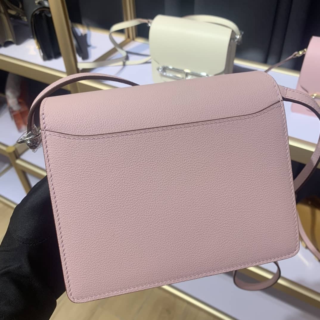 H**me5 Roulis Mini Sac Evercolor Calfskin Leather Crossbody Bag