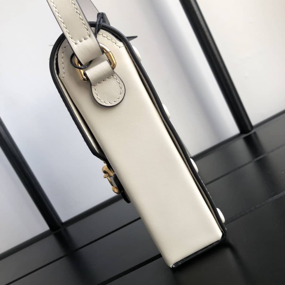 Gvc*1 Horsebit 1955 Mini Bag Replica White 625615