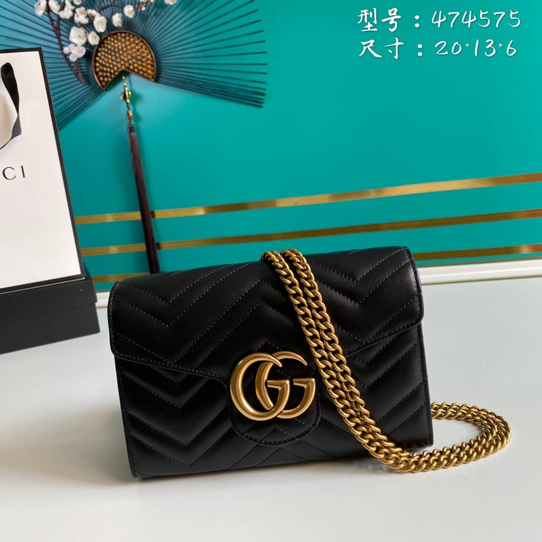 Gvc*1 Marmont GG Matelassé Mini Bag Replica 474575