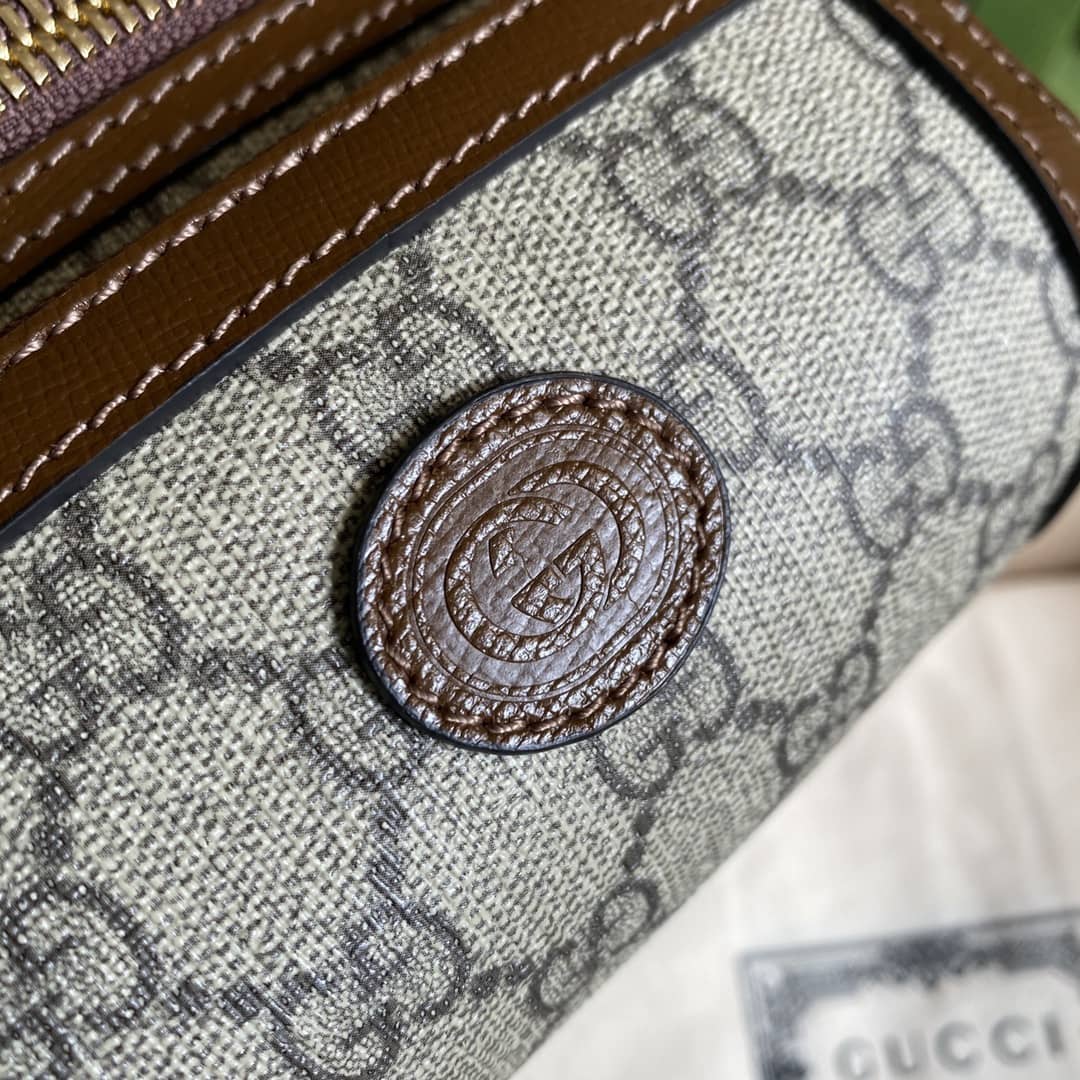 Best Replica Gvc*1 Interlocking GG Svp*me Belt Bag Replica 682933(ColaReps)