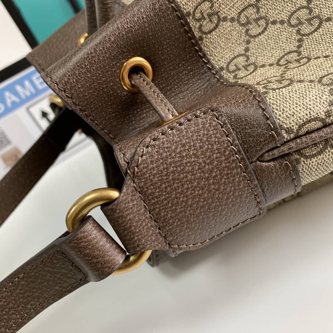 Gvc*1 Ophidia GG Svp*me Leather Bucket Bag Replica 540457