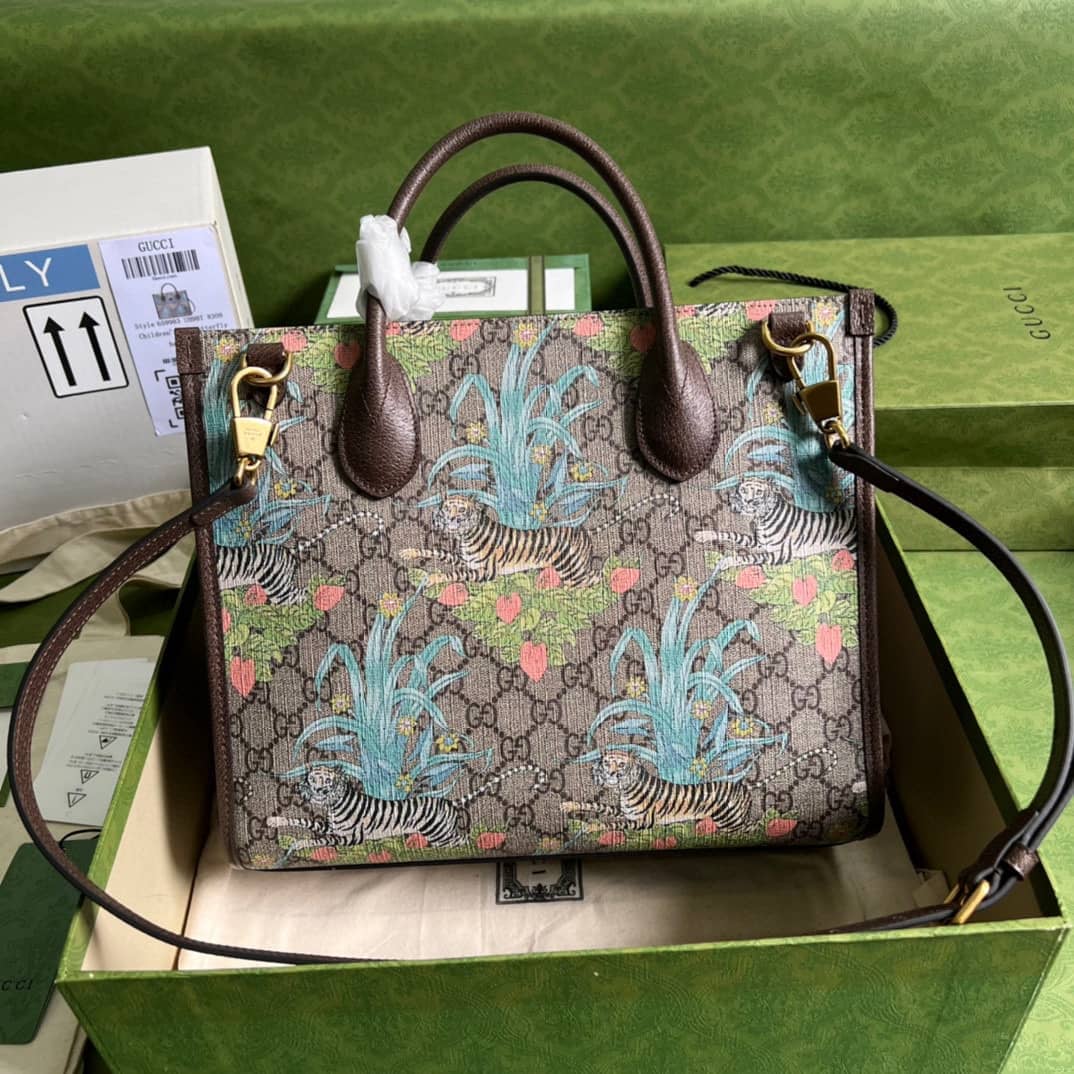 Gvc*1 Tiger GG Small Tote Bag 659983 Replica