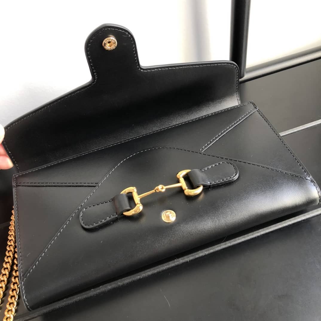 Gvc*1 Horsebit 1955 Wallet With Chain Bag Replica 614381