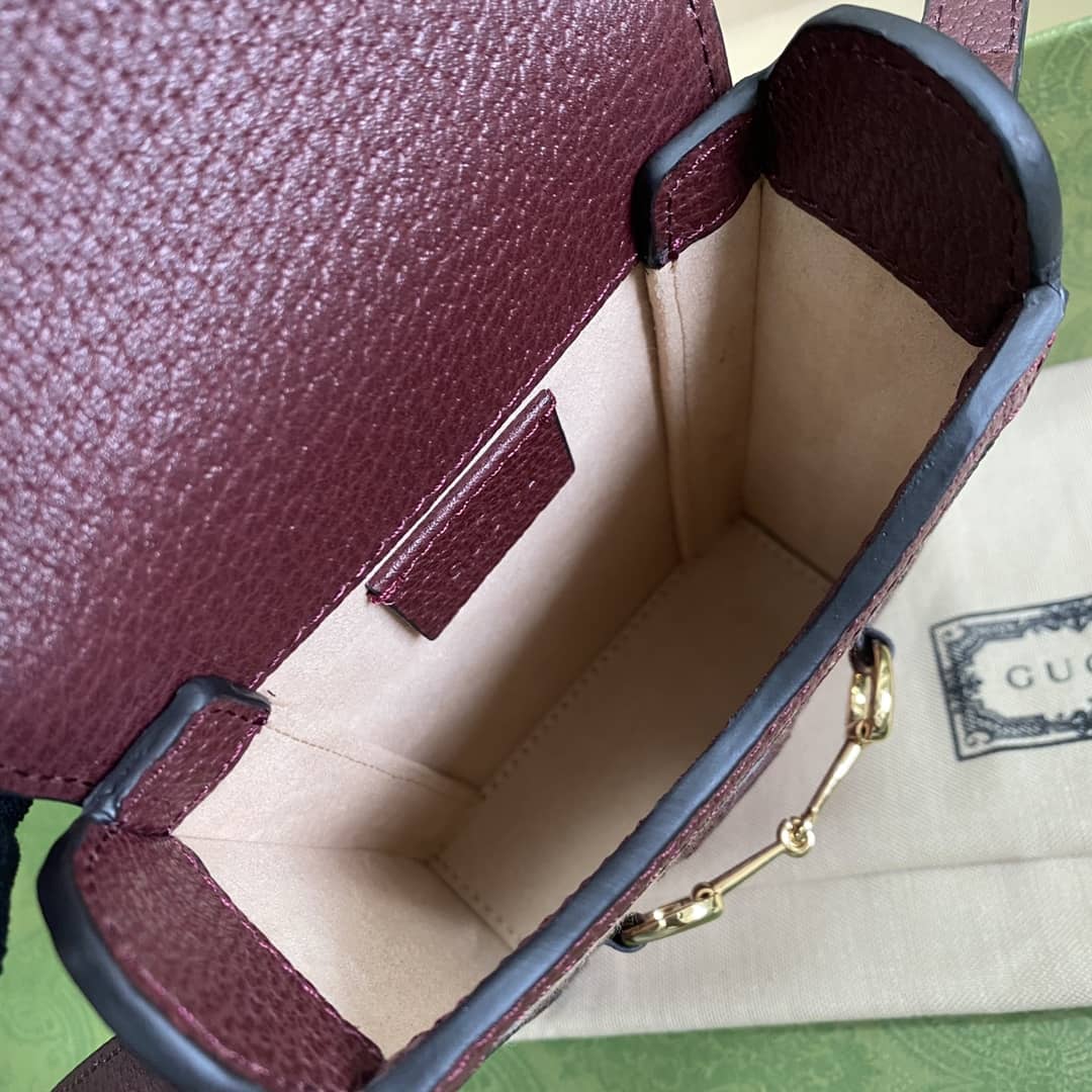 Gvc*1 1955 Horsebit Mini Phone Bag Replica 625615