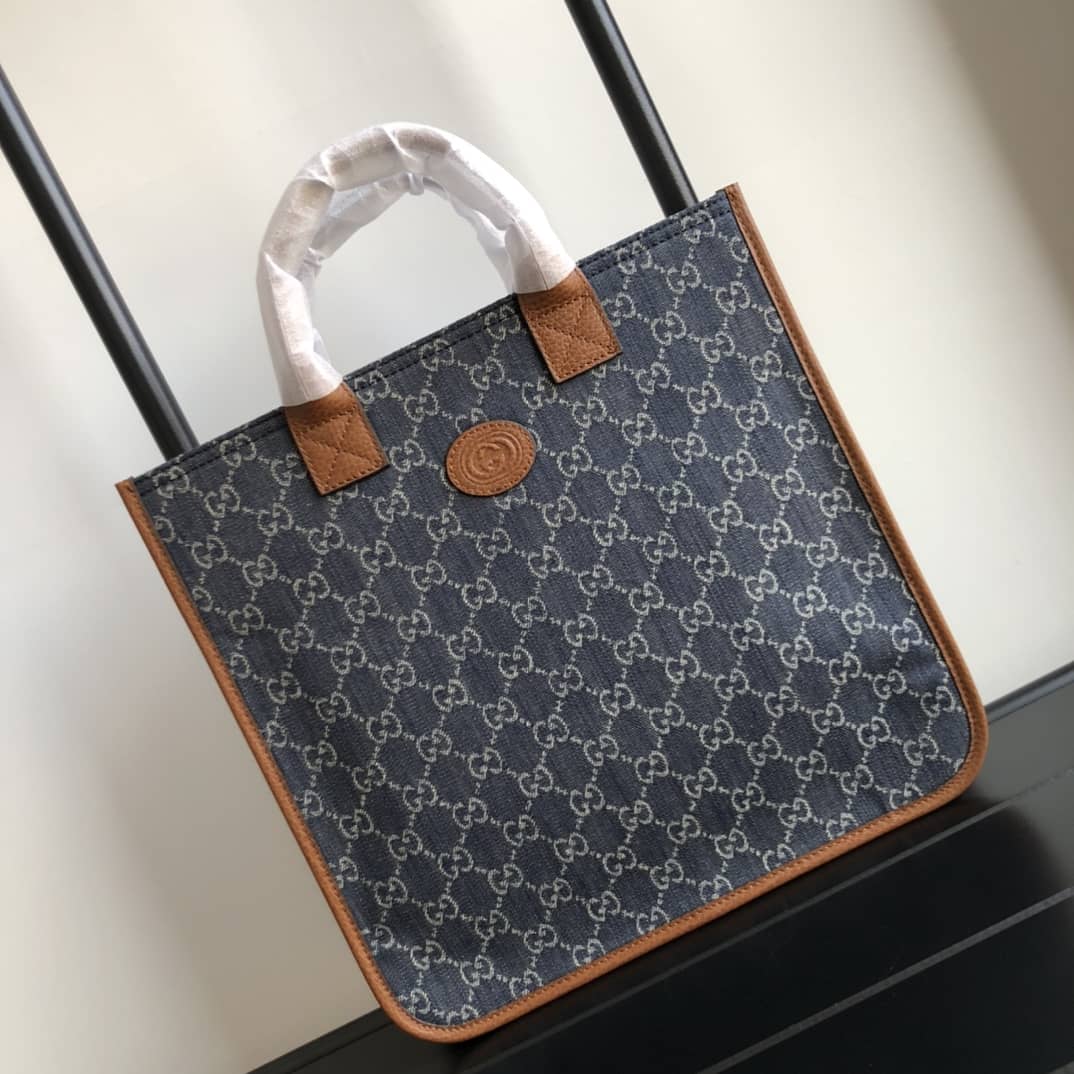Gvc*1 GG Multicolor Kids Girl Tote Replica Blue 550763