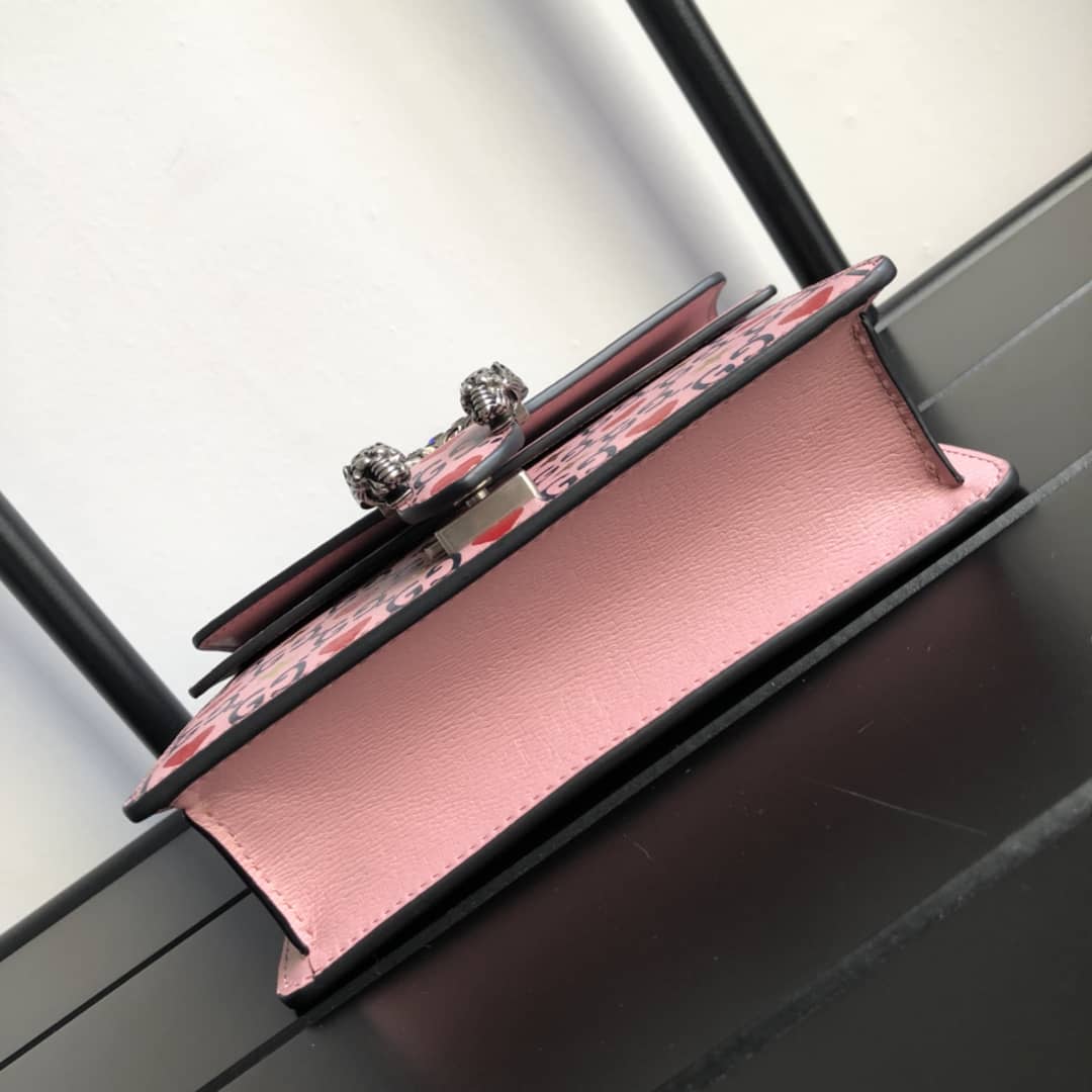 Gvc*1 Dionysus Dupe GG Svp*me Dionysus 2way Mini Chain Shoulder Bag  Pink 421970