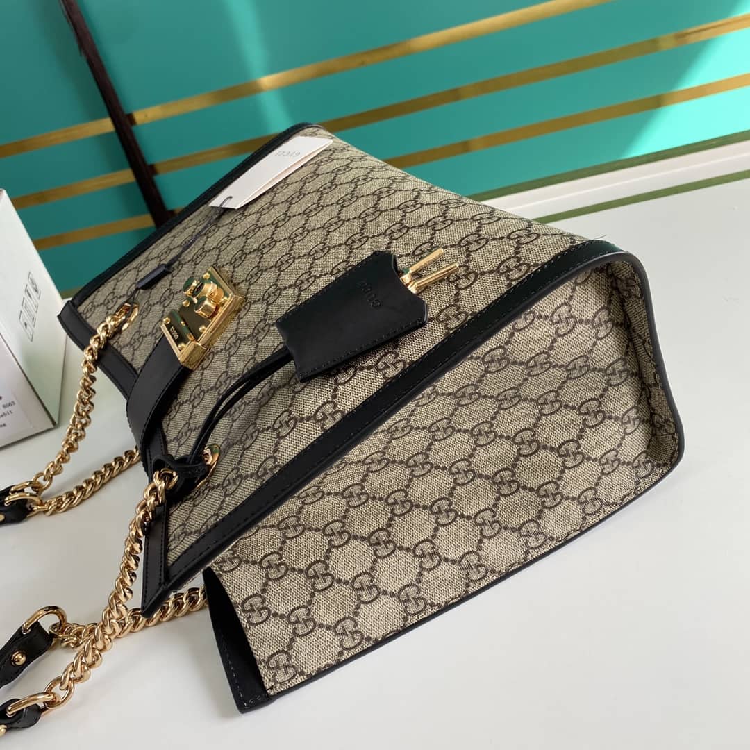 Gvc*1 Padlock GG Svp*me Canvas Shoulder Bag Replica 479197
