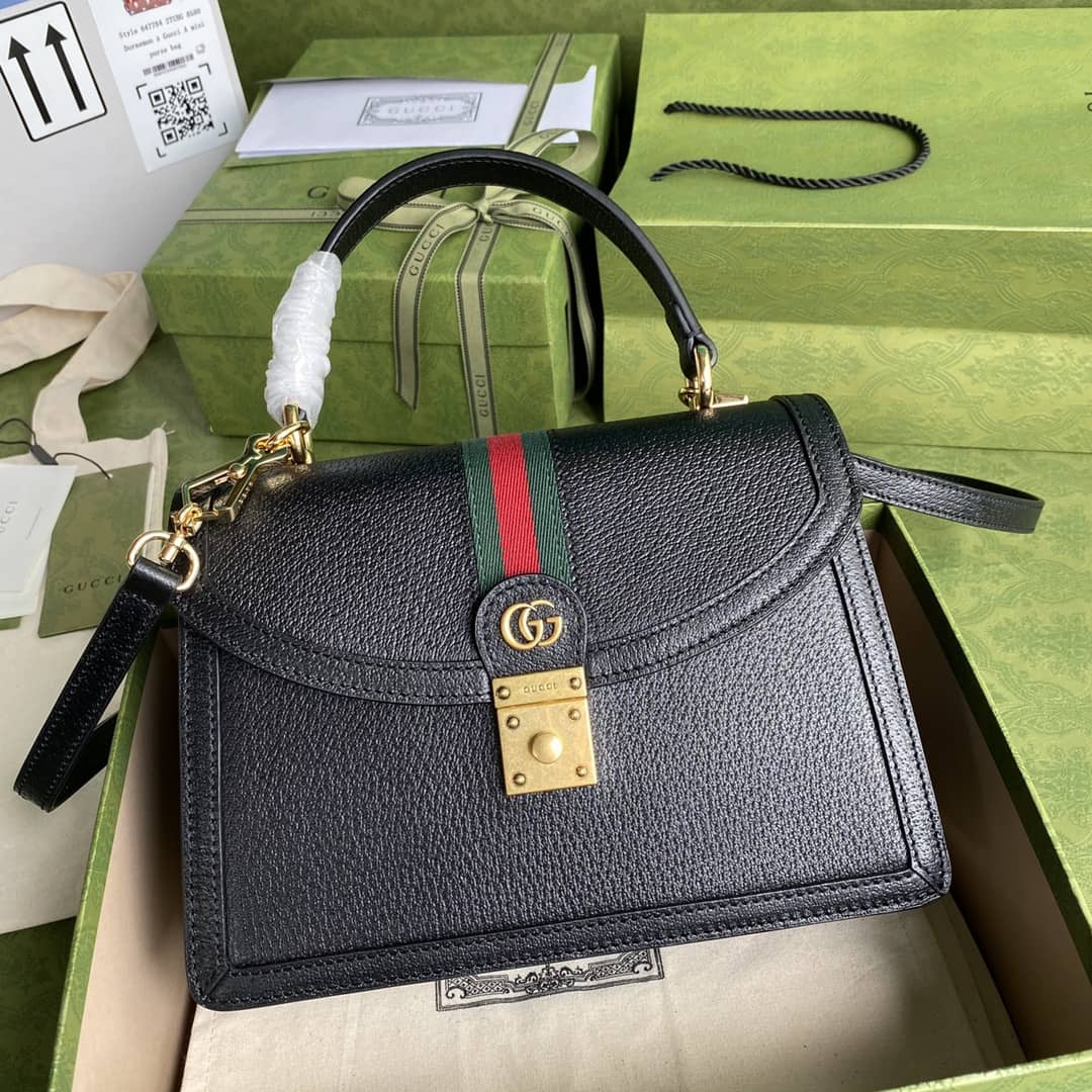 Gvc*1 Ophidia Web Small Top Handle Bag Replica 651055