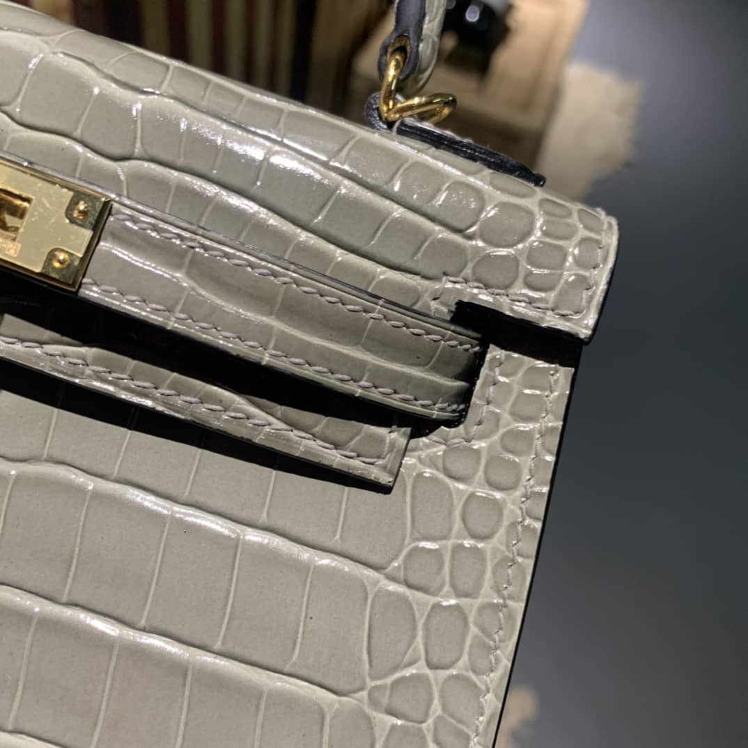 H**me5 Replica Kelly Mini 19CM Bag