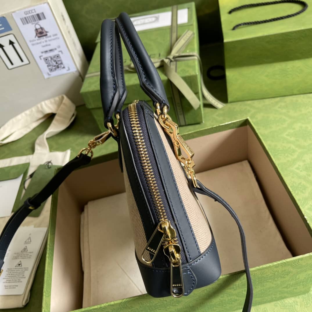 Gvc*1 1955 Horsebit GG Mini Top Handle Bag Replica 640716