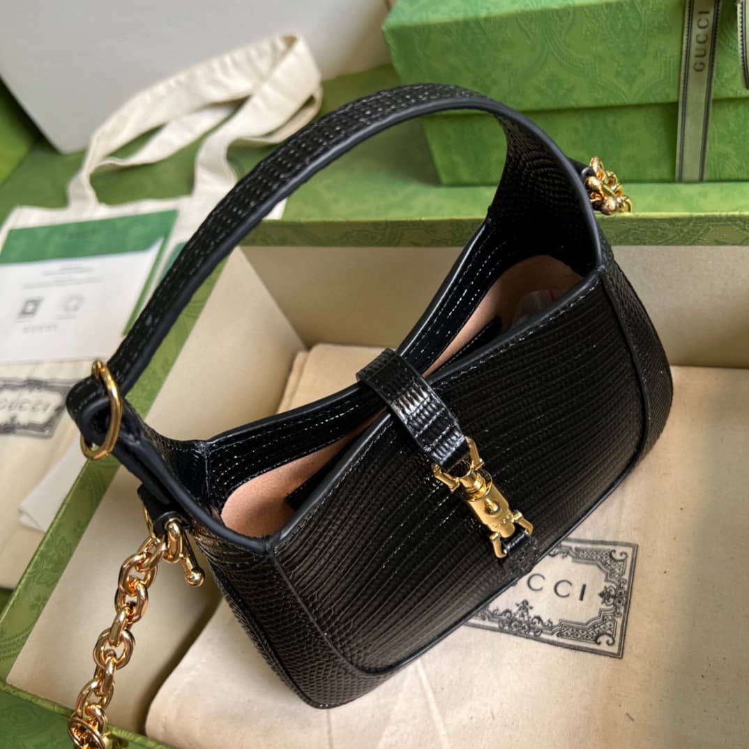 Gvc*1 Jackie 1961 Mini Shoulder Bag Black 675799 Replica