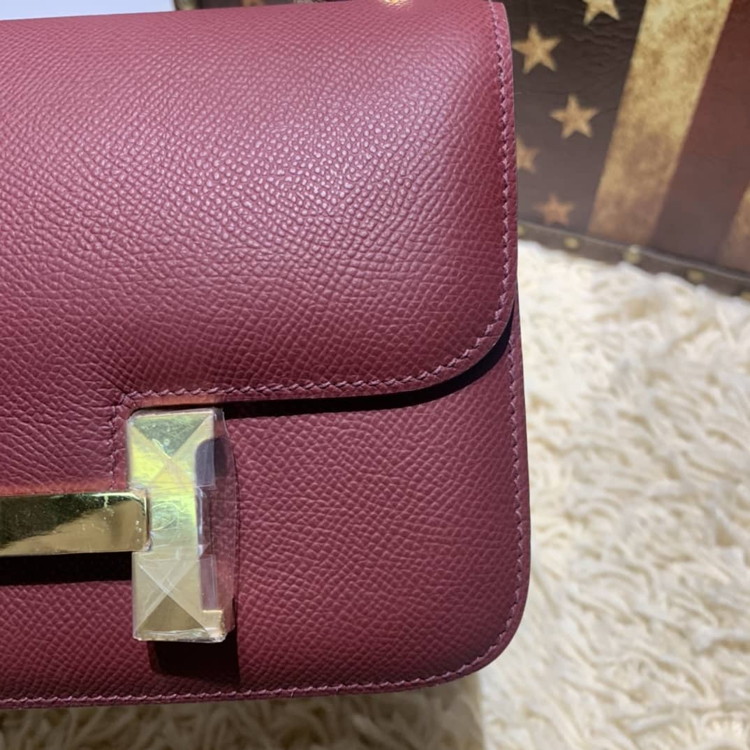 H**me5 Replica Constance Bag 18CM Epsom Leather