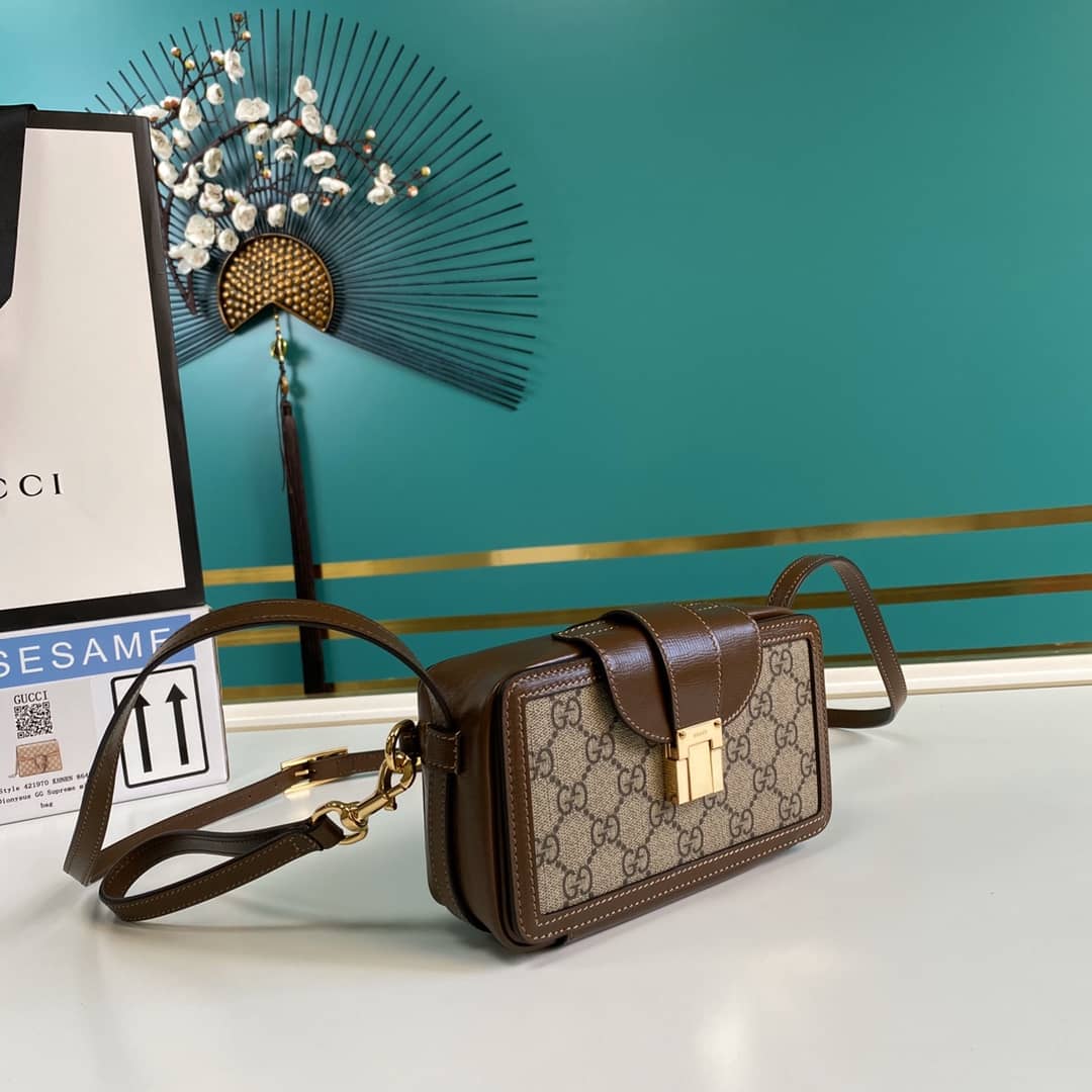 Gvc*1 GG Mini Bag With Clasp Closure Replica 614368