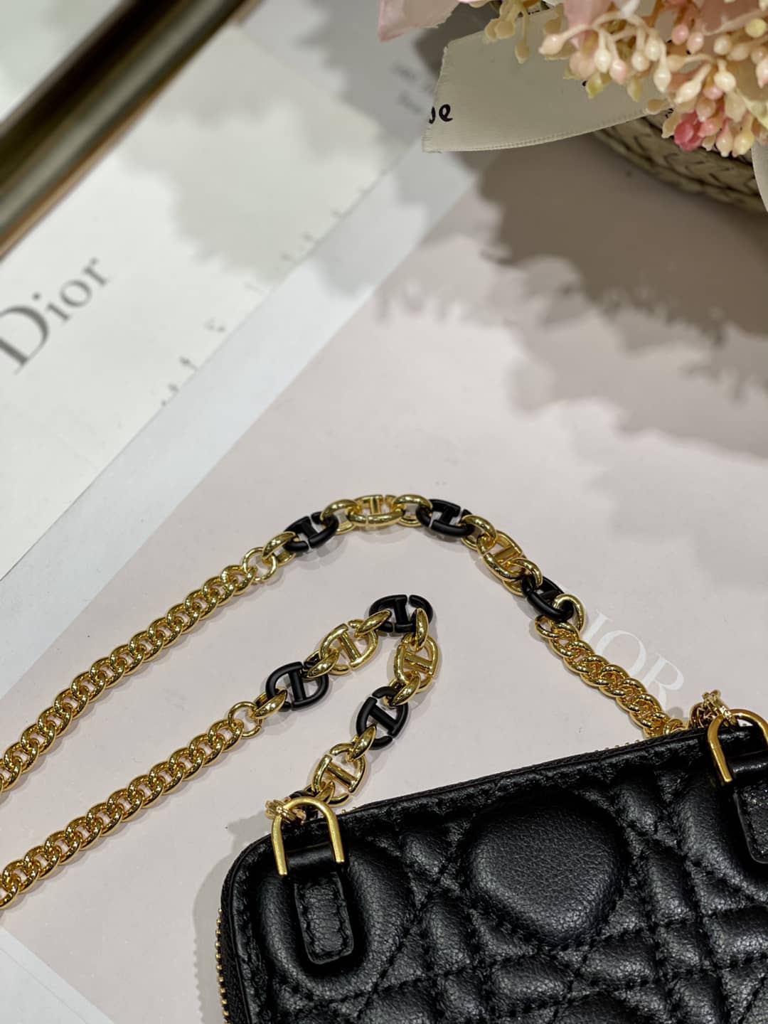Top Chr1st1an D10r Replica Zipper Wallet
