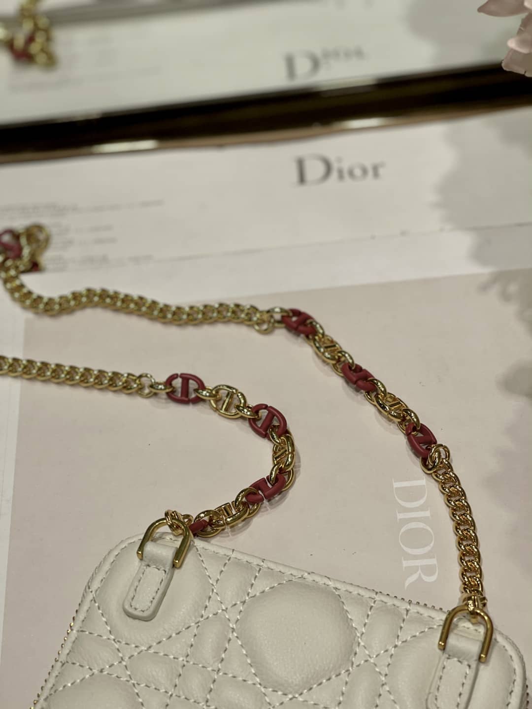Top Chr1st1an D10r Replica Zipper Wallet