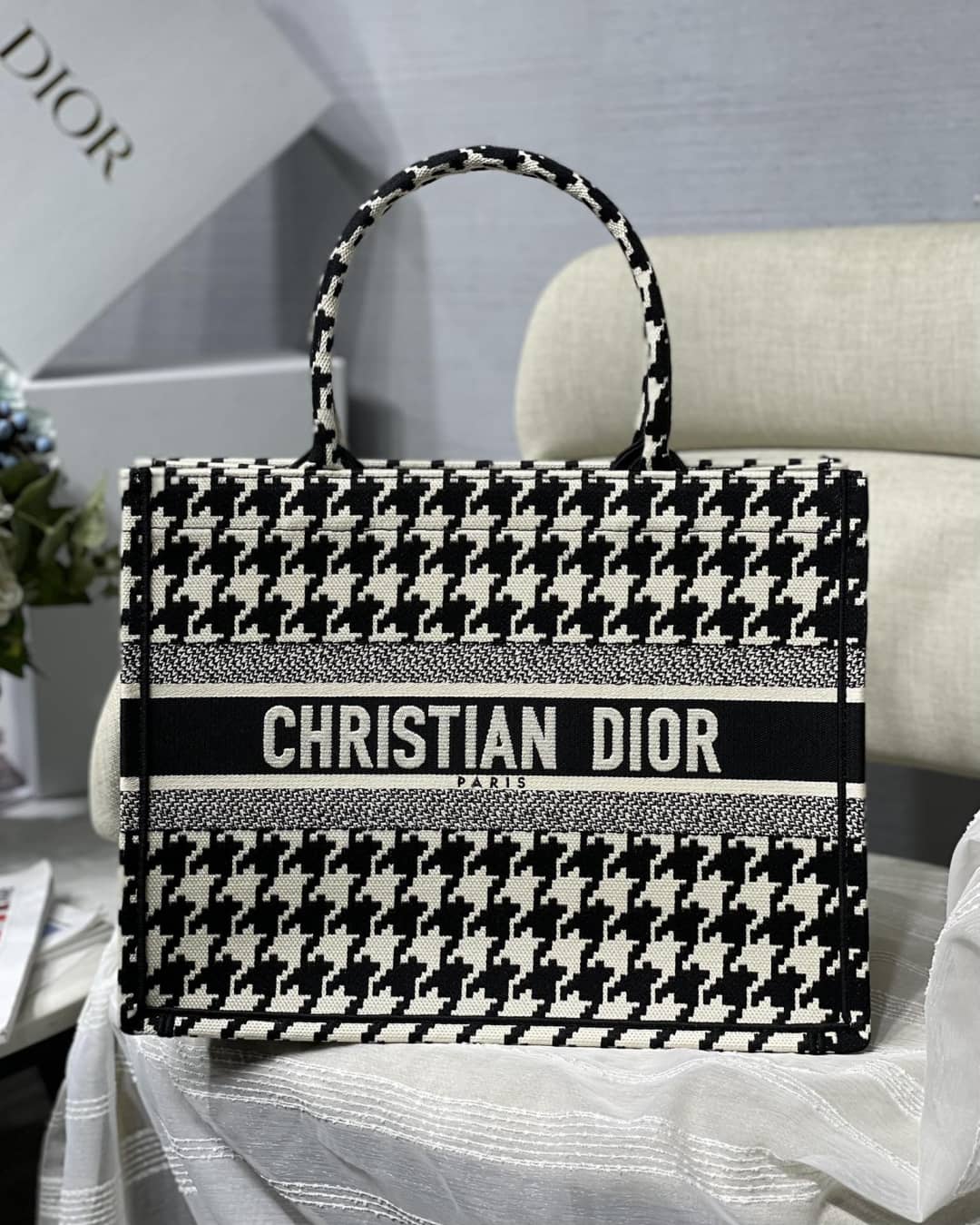 Chr1st1an D10r Tote Bag Dupe CD Book Embroidery