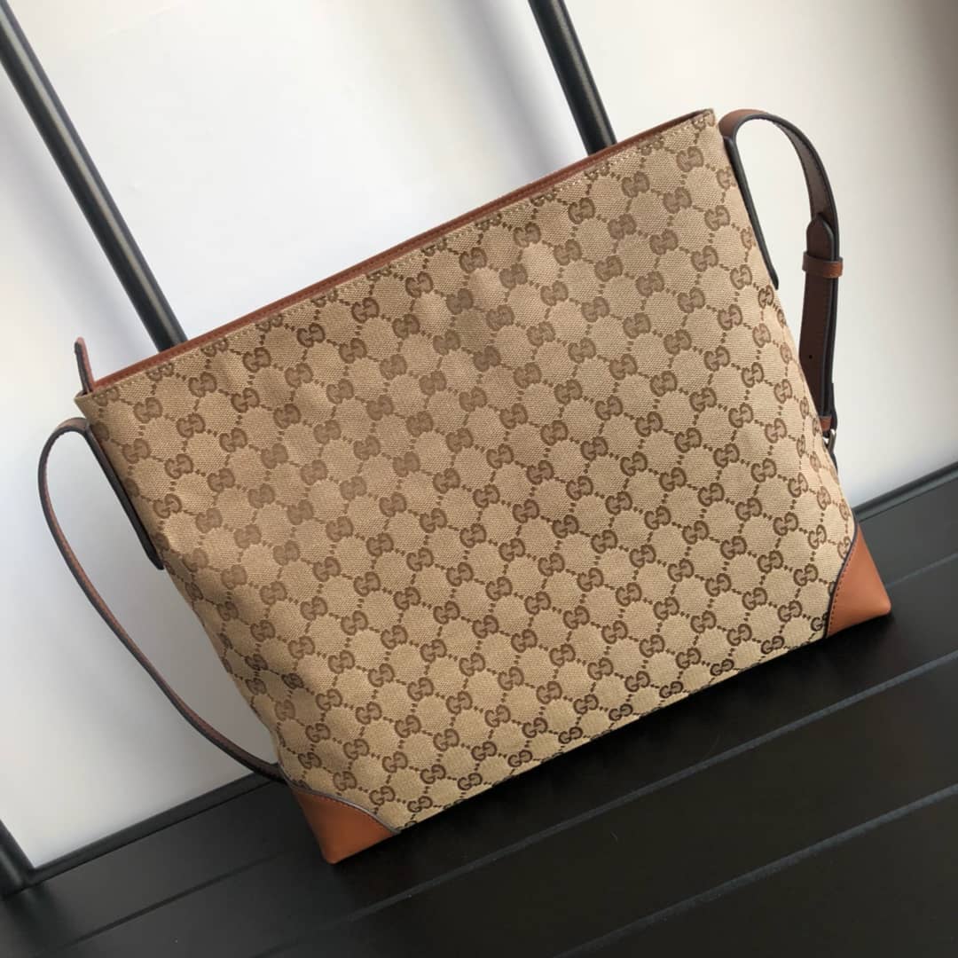 Gvc*1 GG Canvas Shoulder Bag Replica Brown 308930