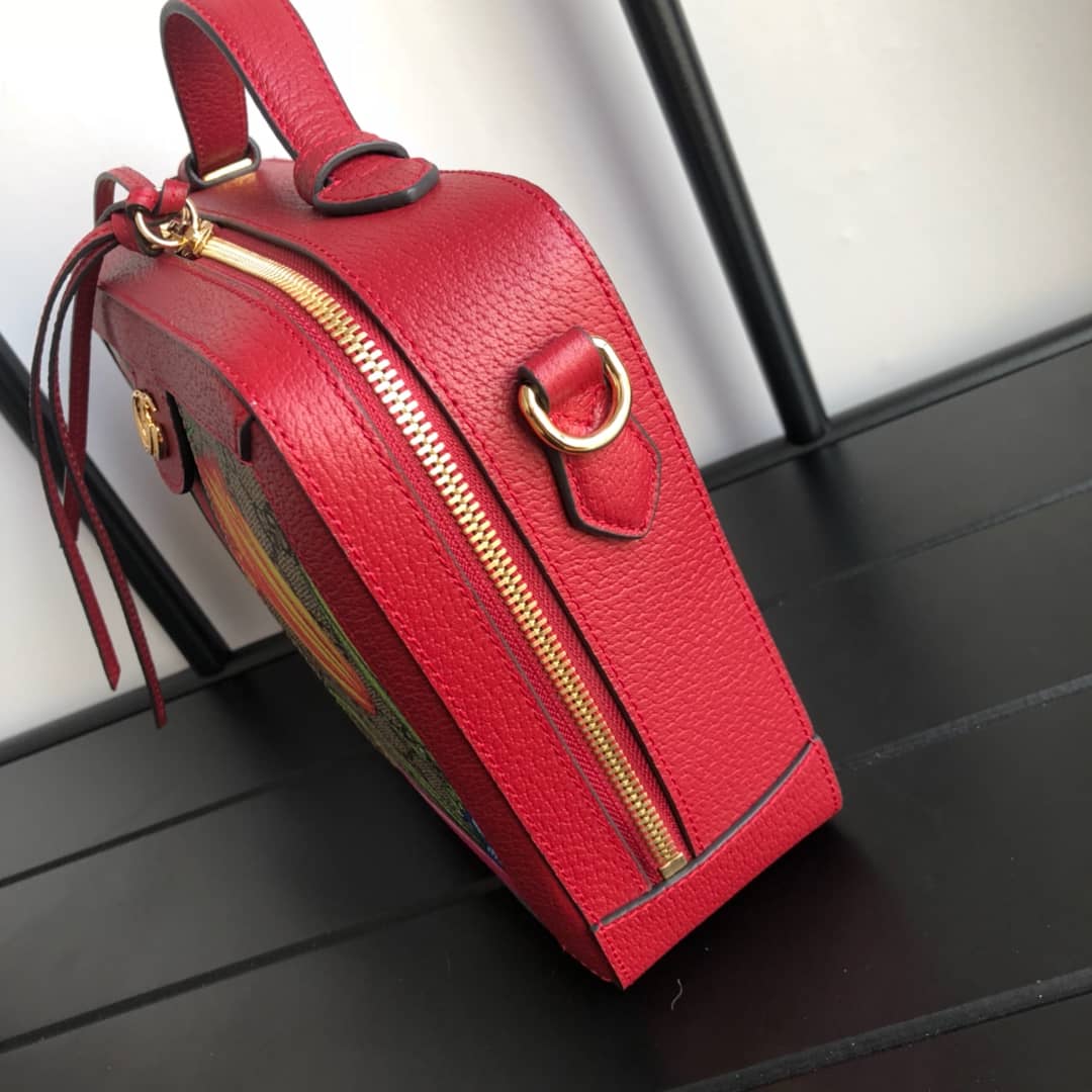 Gvc*1 Ophidia Small GG Shoulder Bag Replica Red 550622