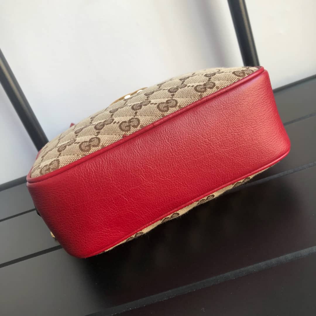Gvc*1 GG Marmont Matelassé Mini Bag Replica Brown 448065