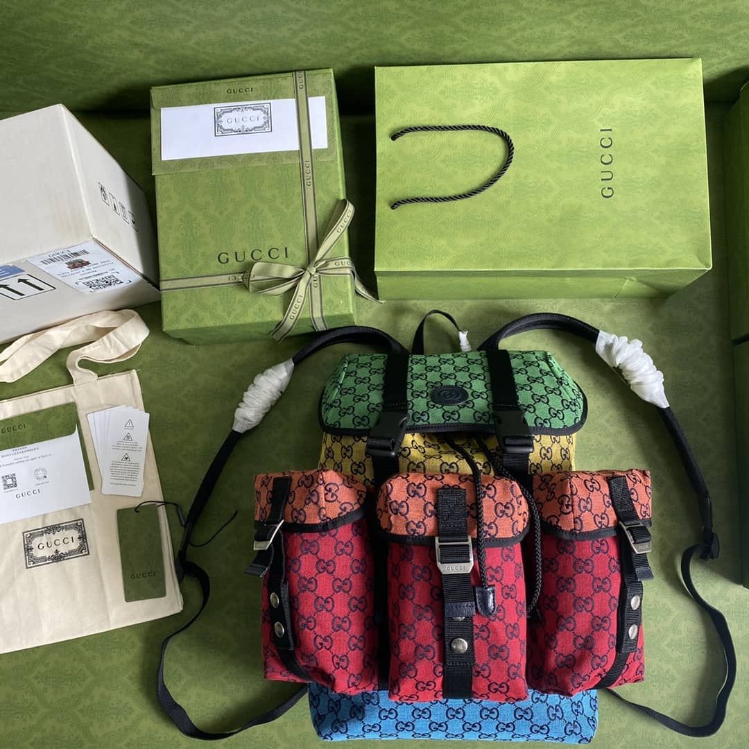 Gvc*1 Off The Grid GG Monogram Nylon Travel Backpack Replica 626160