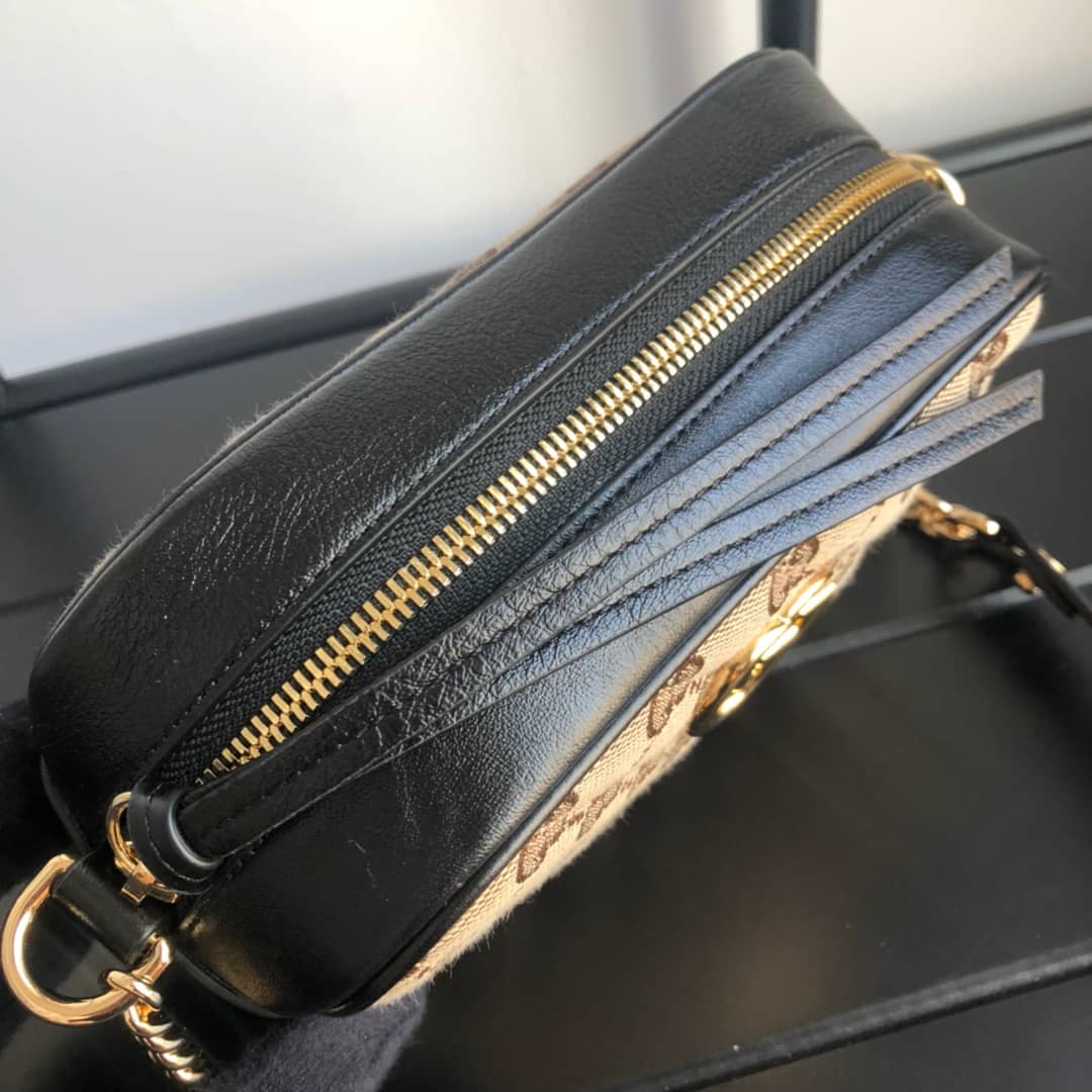 Gvc*1 GG Marmont Matelassé Mini Bag Replica Brown 448065