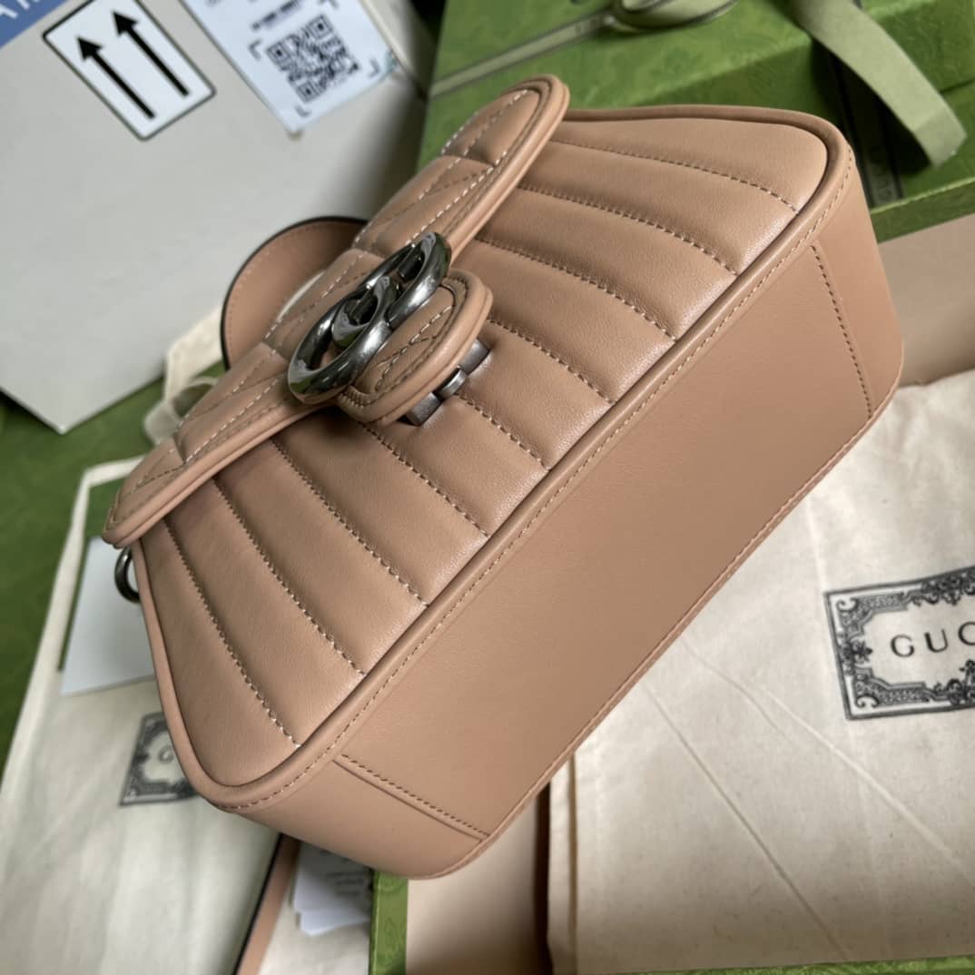 Gvc*1 Marmont GG Mini Top Handle Bag Replica 583571