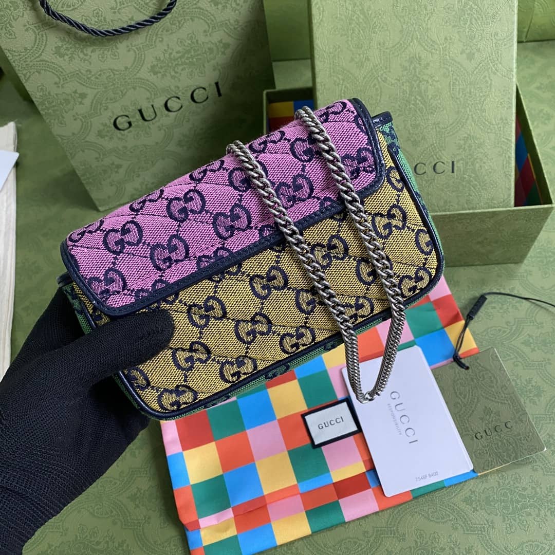 Gvc*1 GG Marmont Matelassé Mini Crossbody Bag Replica 476433