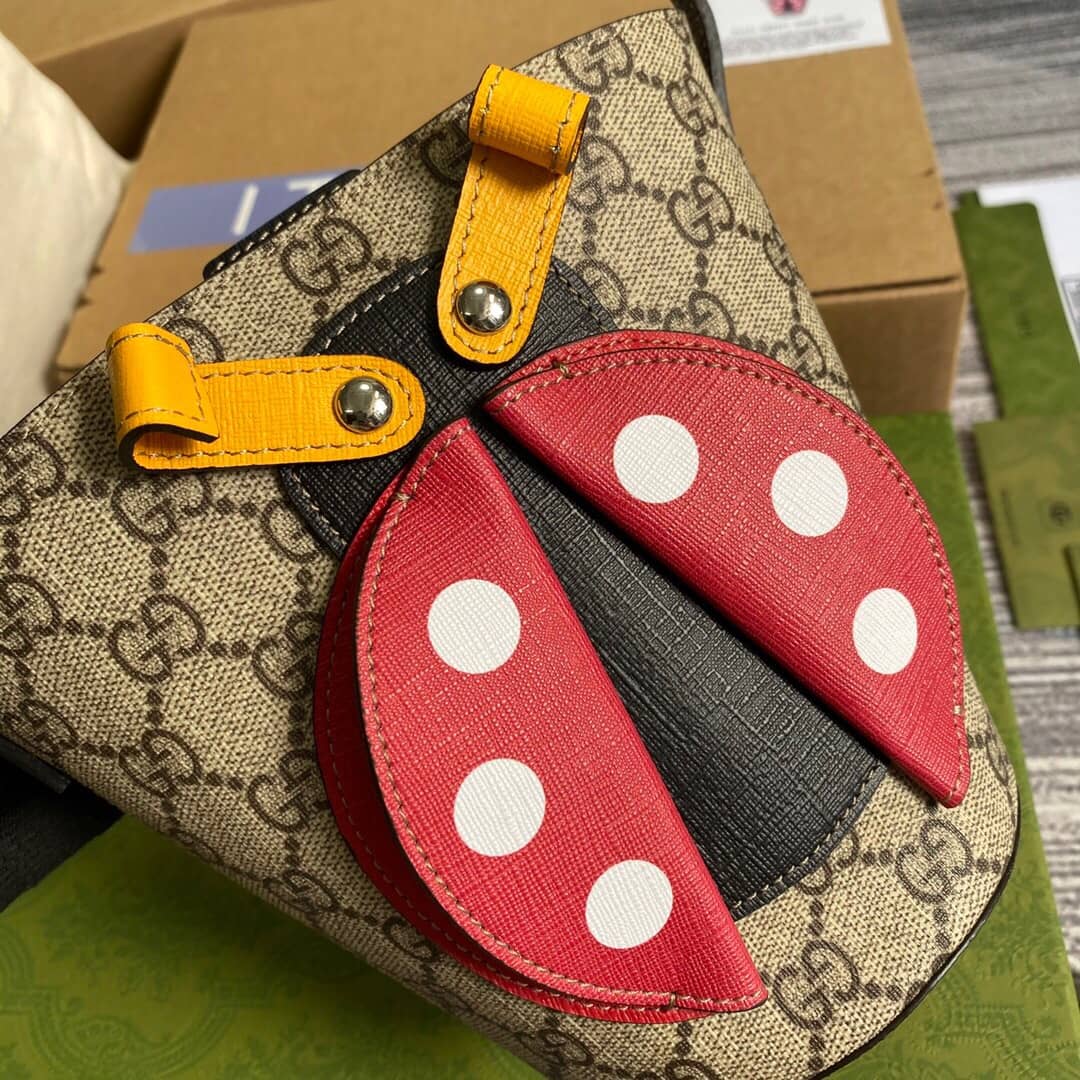 Gvc*1 Children Ladybug Bucket Bag Replica 666277