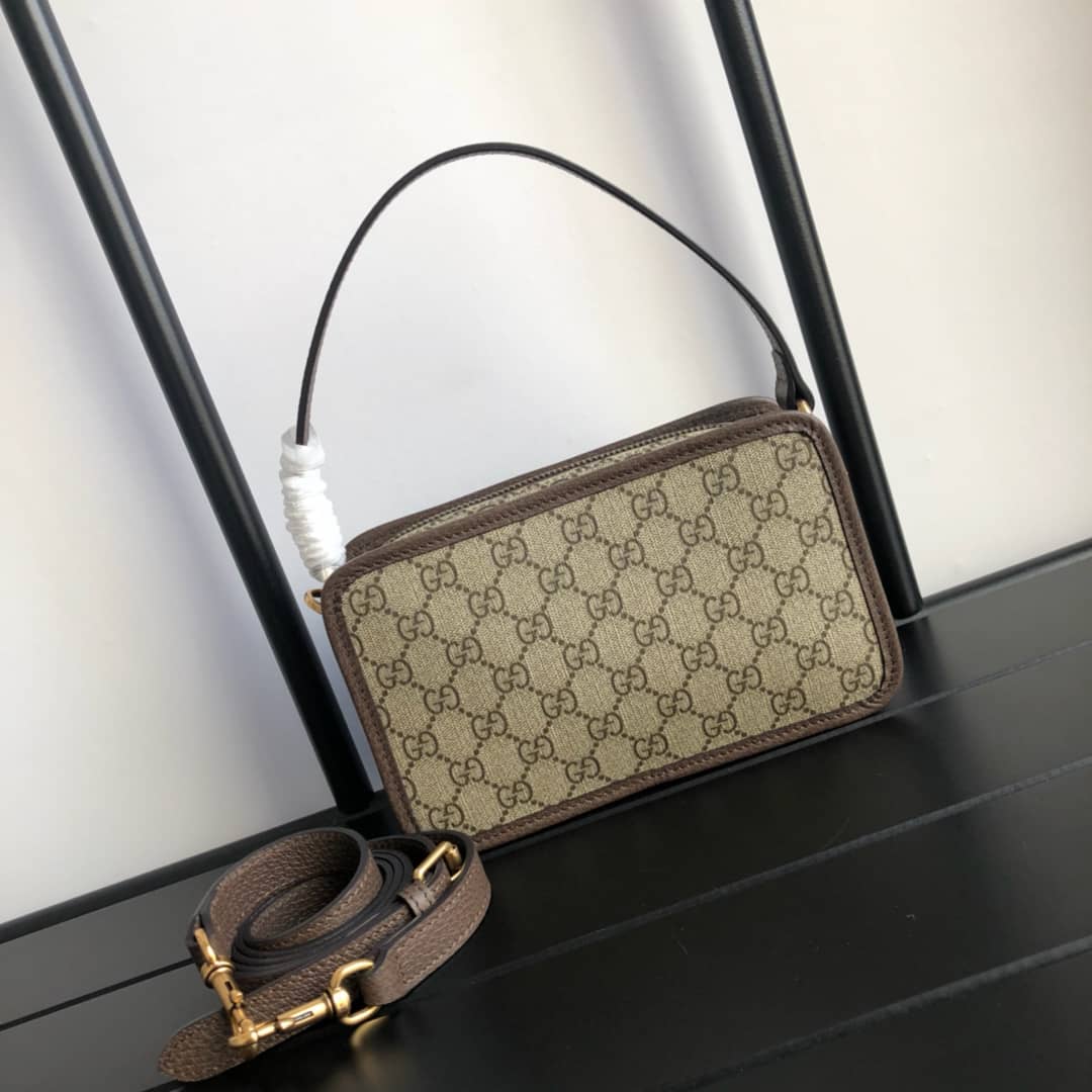 Gvc*1 Svp*me Leather Ophidia GG Camera Bag Replica 598130