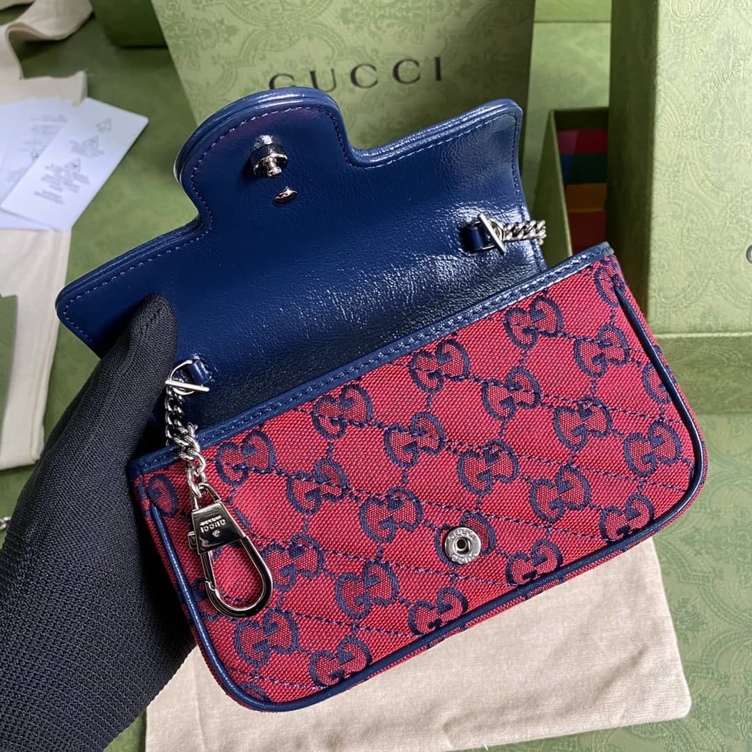 Gvc*1 GG Marmont Matelassé Mini Crossbody Bag Replica 476433