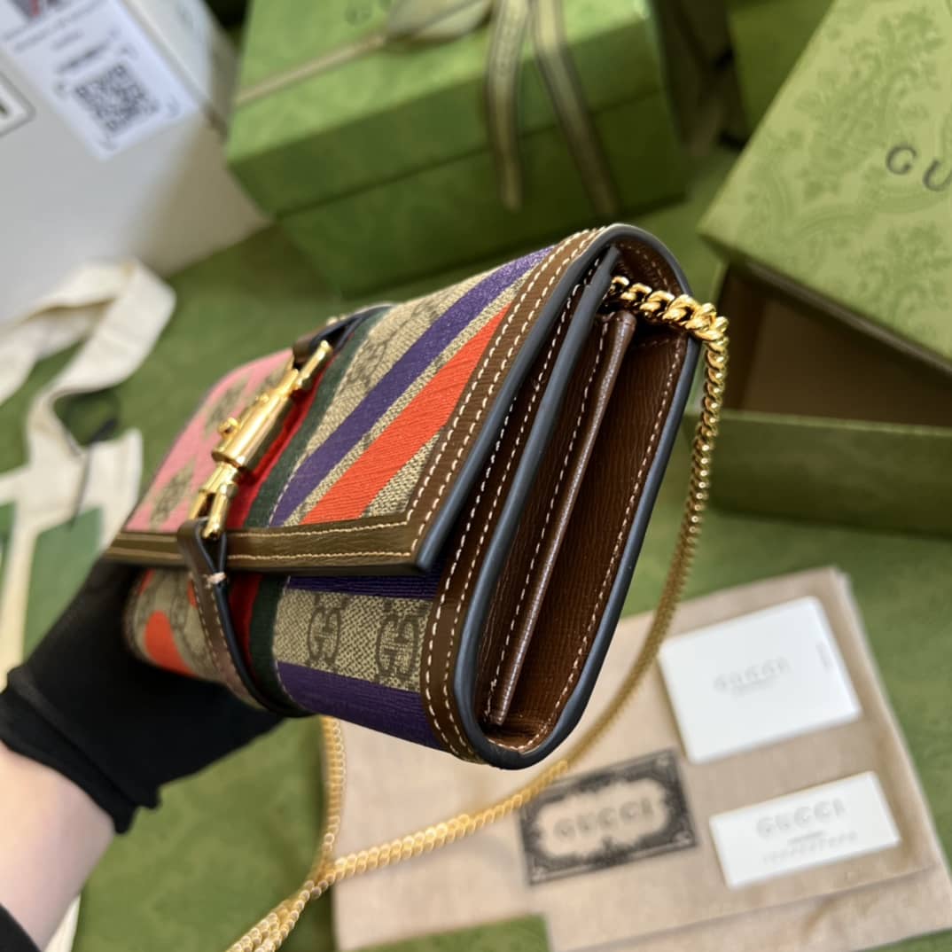Gvc*1 Jackie 1961 Shoulder Bag Chain Wallet Replica 652681