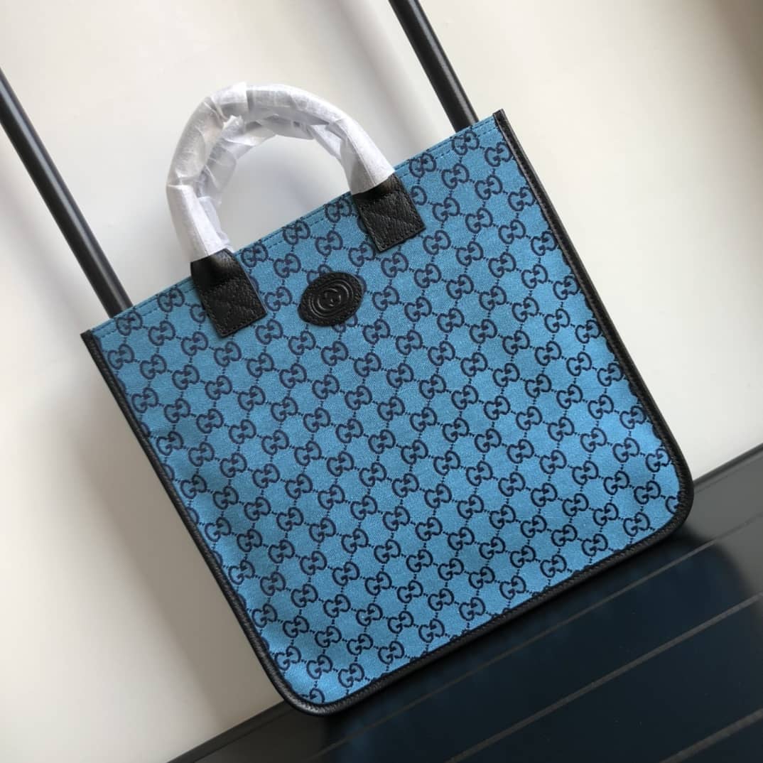 Gvc*1 GG Multicolor Kids Girl Tote Replica Blue 550763