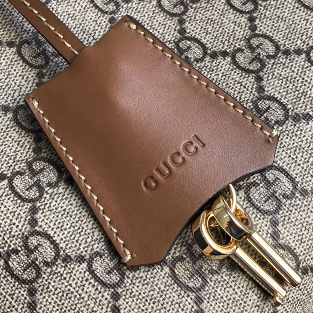Gvc*1 Padlock Medium GG Svp*me Shoulder Bag Replica Brown 479197