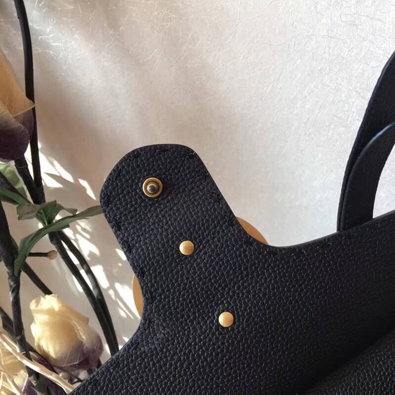 Gvc*1 GG Marmont Leather Top Handle Replica Bag Black 421890