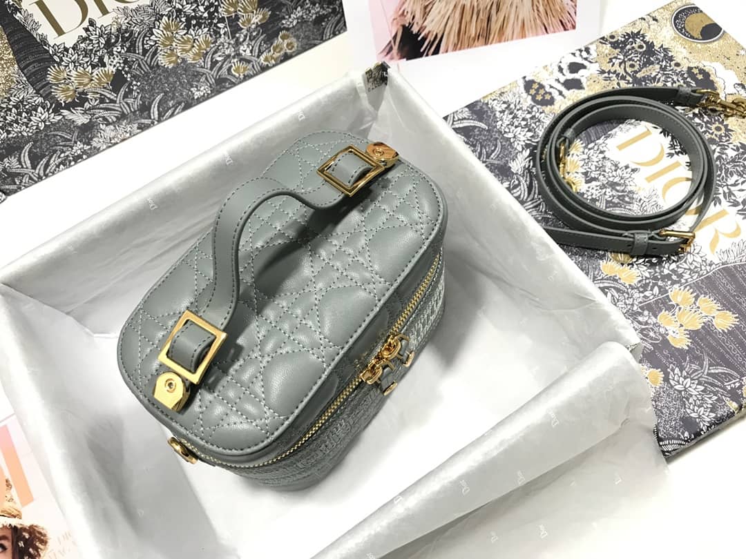 Chr1st1an D10r Travel Lambskin Vanity Case