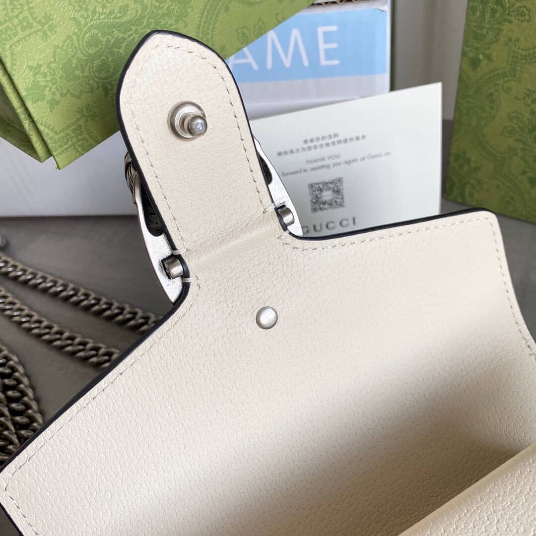 Gvc*1 Dionysus Dupe GG Svp*me  2way Mini Chain Shoulder Bag  White 421970