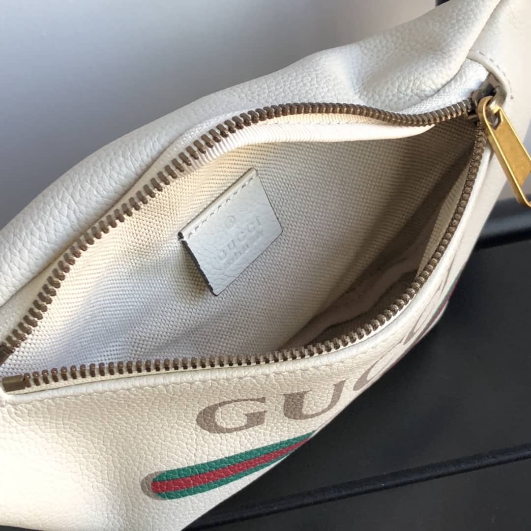 Gvc*1 Print Small Waist Body Belt Bag Replica White 527792