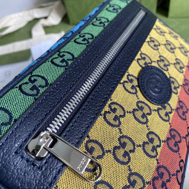 Gvc*1 GG Multicolor Belt Bag Replica Colorful 658657