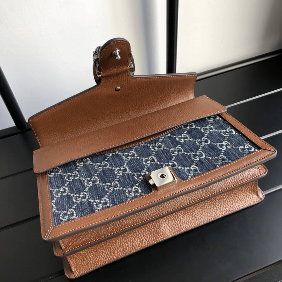 Gvc*1 Dionysus Dupe GG Svp*me Dionysus Chain Shoulder Bag Replica Blue 400249