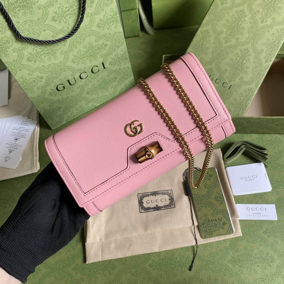 Gvc*1 Diana Bamboo Chain Wallet Replica 658243