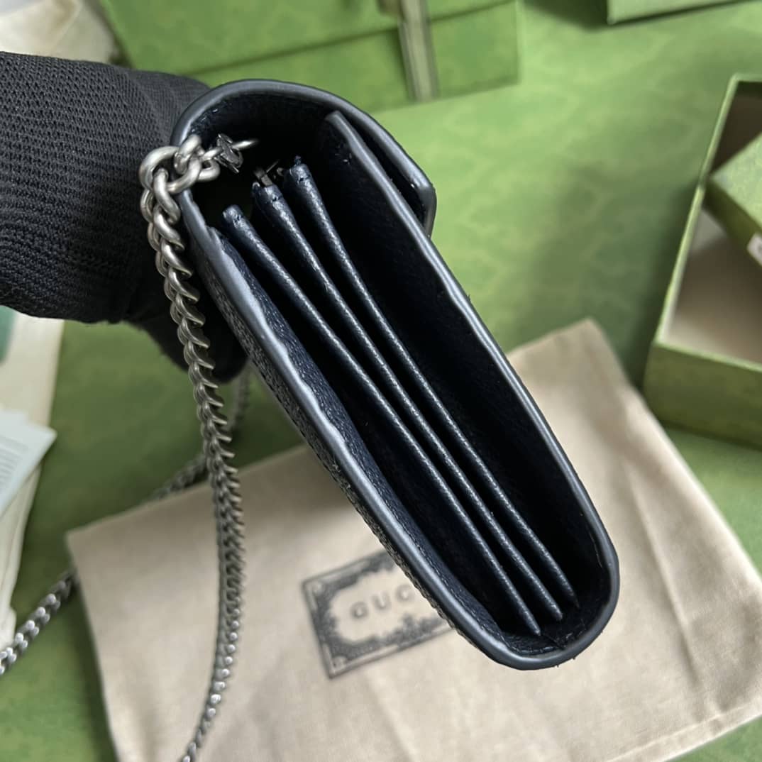 Gvc*1 Dionysus GG Svp*me Crossbody Chain Wallet 401231 Replica