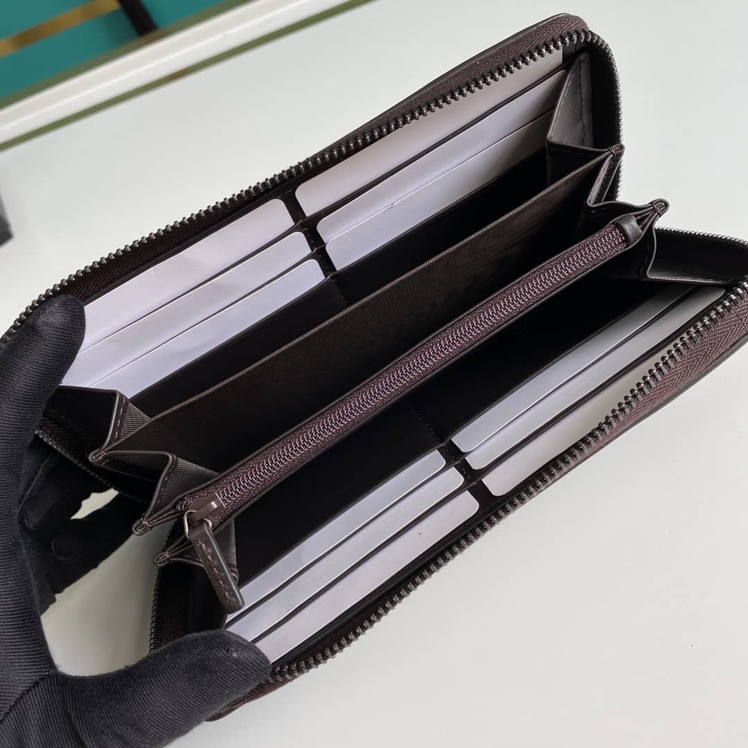 Gvc*1 GG Svp*me Web Zip Around Wallet Replica 291105