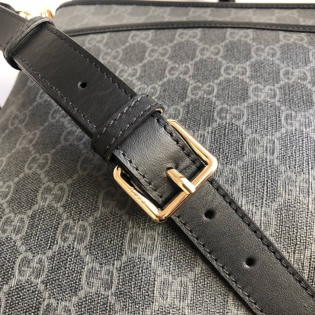 Gvc*1 GG Svp*me Shoulder Bag Replica Gray 388924