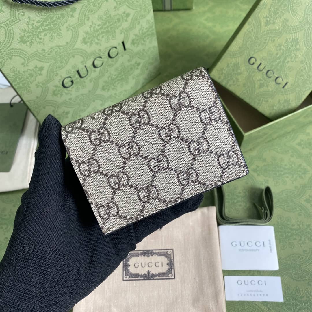 Gvc*1 Marmont GG Card Case Wallet Replica 658610