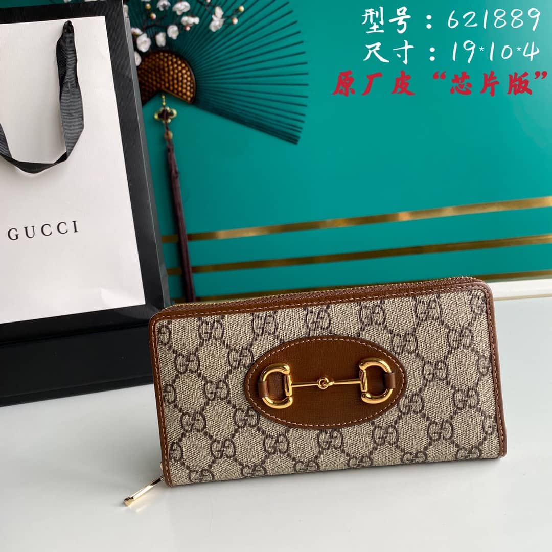 Gvc*1 Horsebit Bag Dupe 1955 Zip Around Wallet 621889 Replica