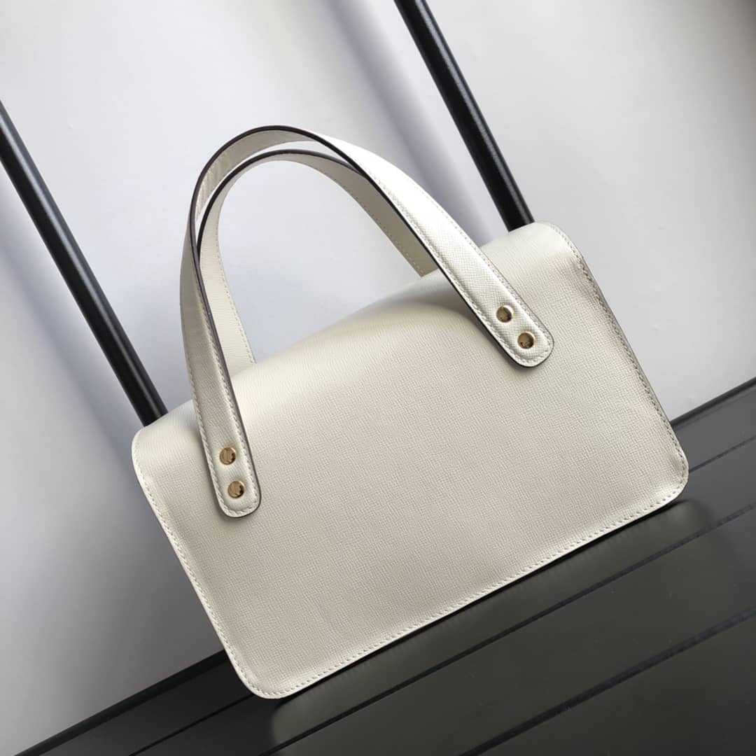 Gvc*1 Horsebit Bag Dupe 1955 Small Top Handle Replica Bag White 627323