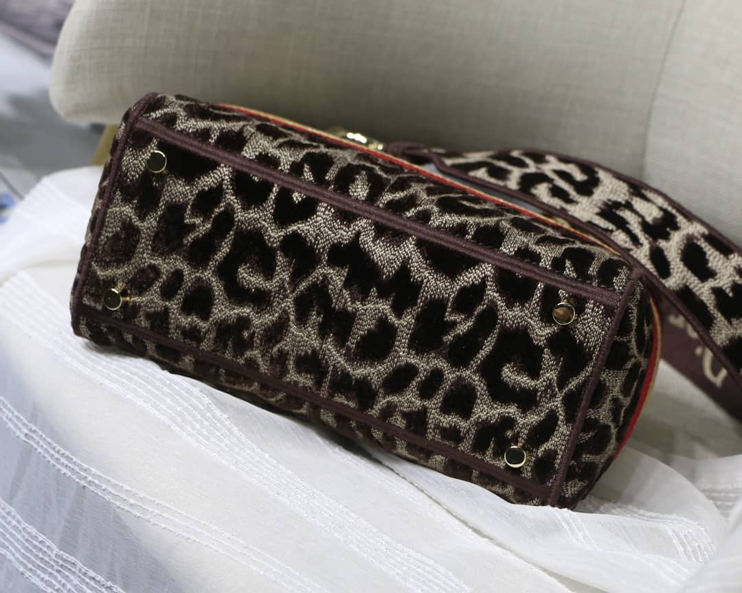 Lady D10r Dupe 24CM Paisley Embroidery Lady D-Lite Bag(ColaReps)