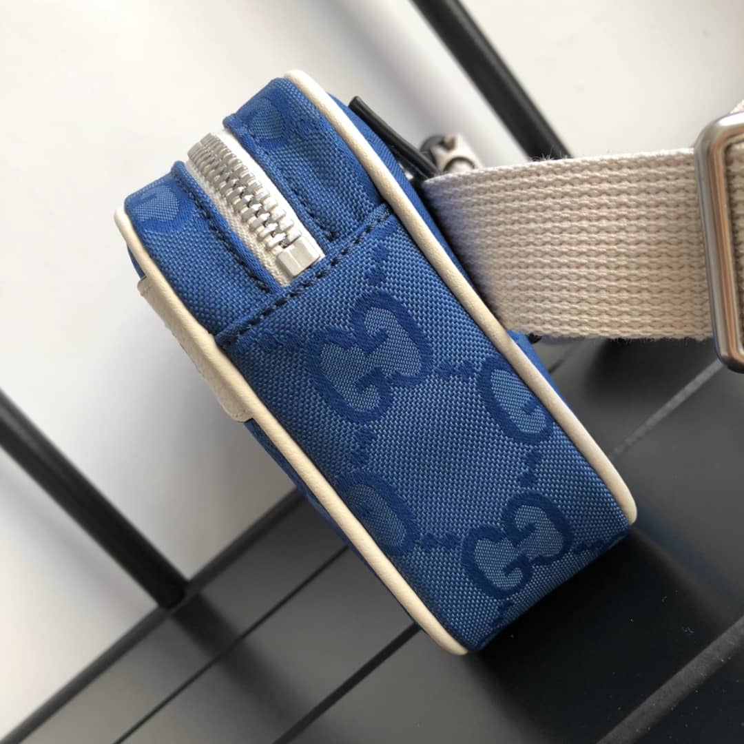 Gvc*1 Off The Grid GG Belt Bag Replica Blue 631341